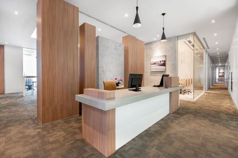 Office for rent in AIA Capital Center, Din Daeng, Bangkok near MRT Thailand Cultural Centre