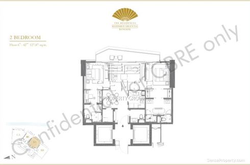 2 Bedroom Condo for sale in The Residences At Mandarin Oriental, Lumpini, Bangkok near BTS Krung Thon Buri