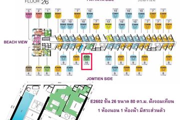 1 Bedroom Condo for sale in Copacabana Golf Jomtien, Nong Prue, Chonburi