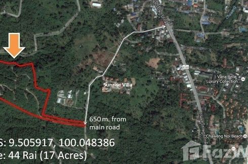 Land for sale in Bo Phut, Surat Thani