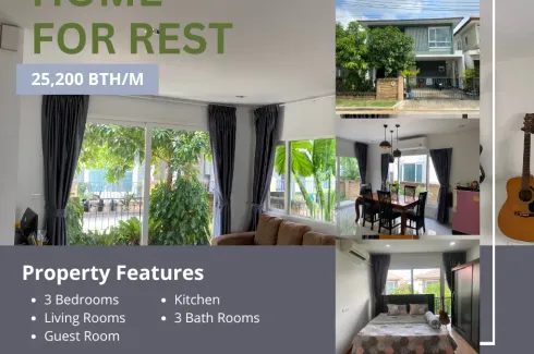 3 Bedroom House for rent in Phanthai Norasing, Samut Sakhon