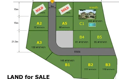 Land for sale in Chaeramae, Ubon Ratchathani