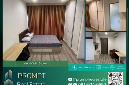 1 Bedroom Condo for rent in Ideo Mobi Asoke, Bang Kapi, Bangkok near MRT Phetchaburi