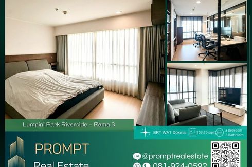 3 Bedroom Condo for sale in Lumpini Park Riverside Rama 3, Bang Phong Pang, Bangkok near BTS Surasak