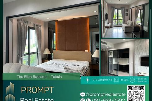 1 Bedroom Condo for rent in The Rich Sathorn - Taksin, Bang Lamphu Lang, Bangkok near BTS Wongwian Yai