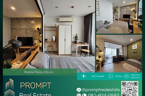 1 Bedroom Condo for rent in Noble Revo Silom, Silom, Bangkok near BTS Surasak