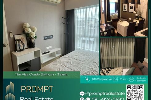 1 Bedroom Condo for rent in The Viva Condo Sathorn - taksin, Khlong Ton Sai, Bangkok near BTS Wongwian Yai