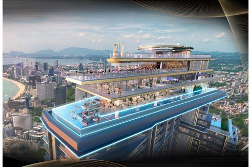 2 Bedroom Condo for sale in Grand Solaire Noble, Nong Prue, Chonburi