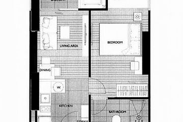 1 Bedroom Condo for rent in M Thonglor 10, Khlong Tan Nuea, Bangkok near BTS Ekkamai
