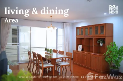 3 Bedroom Apartment for rent in Ma Peng Seng Apartment, Khlong Toei Nuea, Bangkok near BTS Asoke