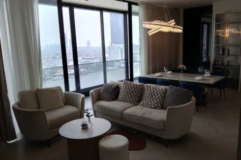 3 Bedroom Condo for rent in Chapter Charoennakhorn-Riverside, Bang Lamphu Lang, Bangkok near BTS Krung Thon Buri