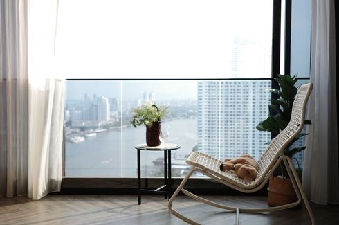 2 Bedroom Condo for rent in Chapter Charoennakhorn-Riverside, Bang Lamphu Lang, Bangkok near BTS Krung Thon Buri