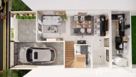 3 Bedroom Townhouse for sale in Pruksaville 58/1 Thalang Hillside(Phuket), Thep Krasatti, Phuket