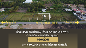 Land for sale in Bueng Cham O, Pathum Thani