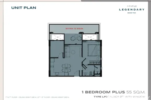 2 Bedroom Apartment for sale in The Title Legendary-Bang Tao, Choeng Thale, Phuket