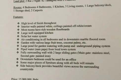 4 Bedroom Villa for sale in Nang Lae, Chiang Rai