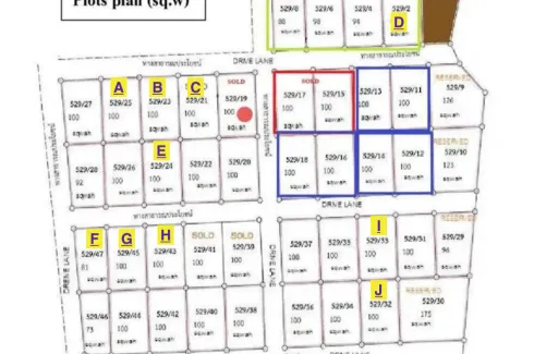 Land for sale in iBreeze View Huahin, Thap Tai, Prachuap Khiri Khan