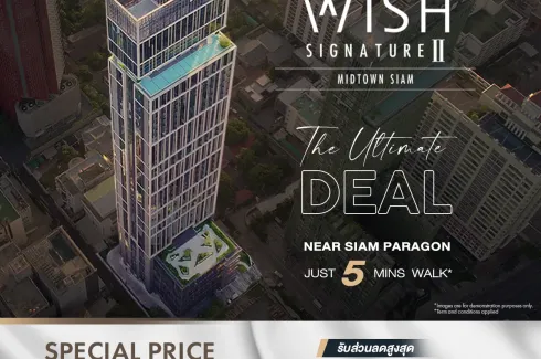 1 Bedroom Condo for sale in WISH Signature II Midtown Siam, Thanon Phetchaburi, Bangkok near MRT Pratunam