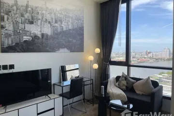 1 Bedroom Condo for rent in Chapter Charoennakhorn-Riverside, Bang Lamphu Lang, Bangkok near BTS Krung Thon Buri