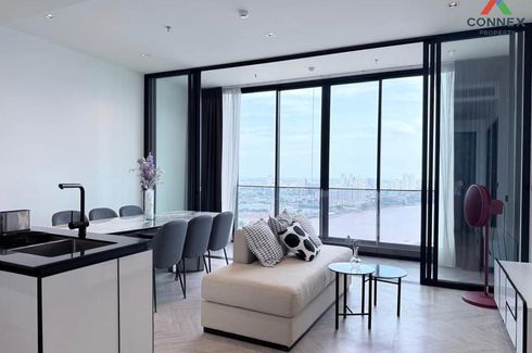 2 Bedroom Condo for rent in Chapter Charoennakhorn-Riverside, Bang Lamphu Lang, Bangkok near BTS Krung Thon Buri