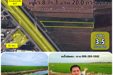 Land for sale in Ban Ko, Phra Nakhon Si Ayutthaya