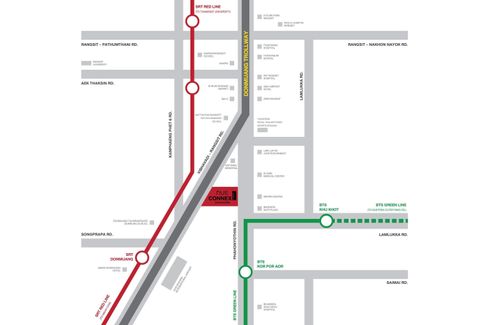 1 Bedroom Condo for rent in Nue Connex Condo Donmuang, Sanam Bin, Bangkok