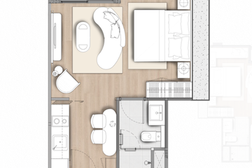 1 Bedroom Condo for sale in Arom Jomtien, 