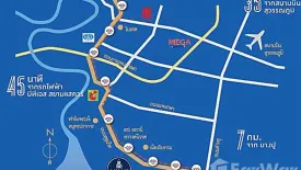 Condo for sale in Miami Condo Bangpu, Thai Ban, Samut Prakan near BTS Mueang Boran