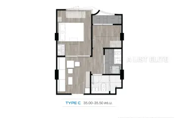 1 Bedroom Condo for sale in Blue Sukhumvit 89, Bang Chak, Bangkok near BTS Bang Chak