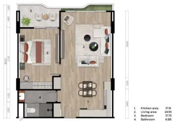 1 Bedroom Condo for sale in Layan Green Park Phase 2, Choeng Thale, Phuket