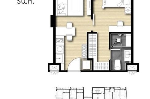 1 Bedroom Condo for sale in Suanbua Residence, Phaya Thai, Bangkok near BTS Ari