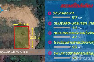 Land for sale in Nong Sam Wang, Pathum Thani