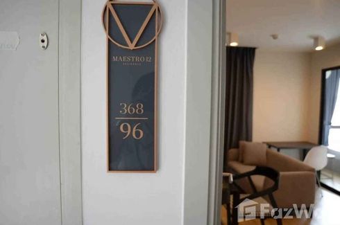 1 Bedroom Condo for rent in Maestro 12, Thanon Phetchaburi, Bangkok near BTS Ratchathewi