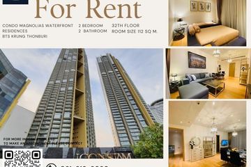 2 Bedroom Condo for rent in Magnolias Waterfront Residences, Khlong Ton Sai, Bangkok near BTS Saphan Taksin