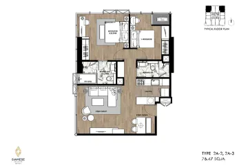 2 Bedroom Condo for sale in Siamese Exclusive Queens, Khlong Toei, Bangkok near MRT Queen Sirikit National Convention Centre