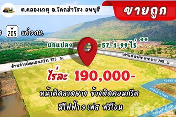 Land for sale in Khlong Ket, Lopburi