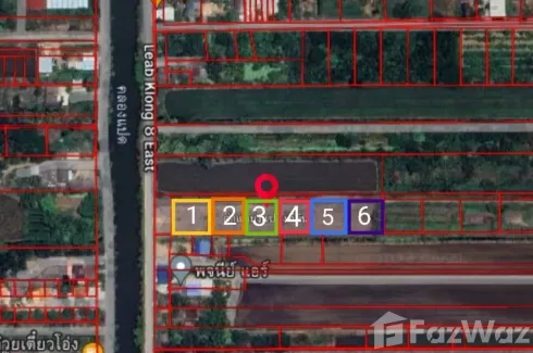 Land for sale in Bueng Bon, Pathum Thani