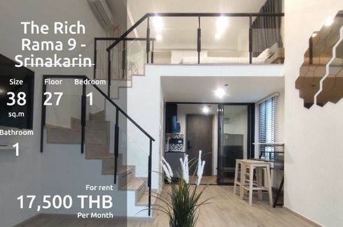 1 Bedroom Condo for rent in The Rich Rama 9 - Srinakarin, Suan Luang, Bangkok near Airport Rail Link Hua Mak