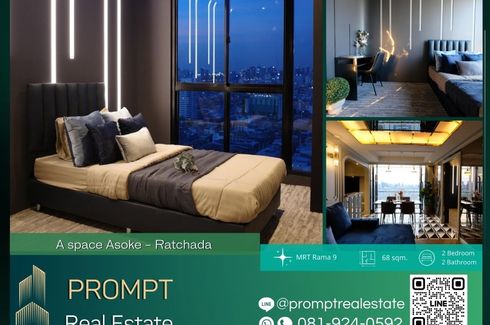 2 Bedroom Condo for sale in A Space Asoke - Ratchada, Din Daeng, Bangkok near MRT Phra Ram 9