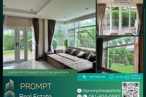 4 Bedroom House for sale in Laddarom Chaiyaphruk - Chaengwattana, Bang Phlap, Nonthaburi