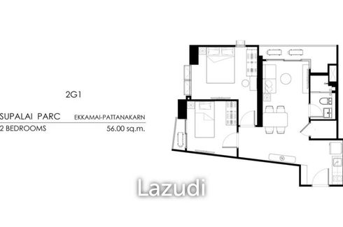 2 Bedroom Condo for sale in Supalai Parc Ekkamai-Pattanakarn, Suan Luang, Bangkok near Airport Rail Link Ramkhamhaeng