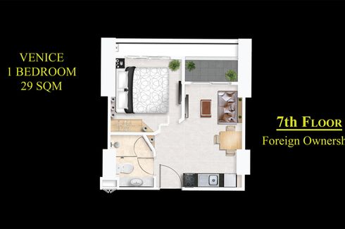 1 Bedroom Condo for sale in Marina Golden Bay, Nong Prue, Chonburi