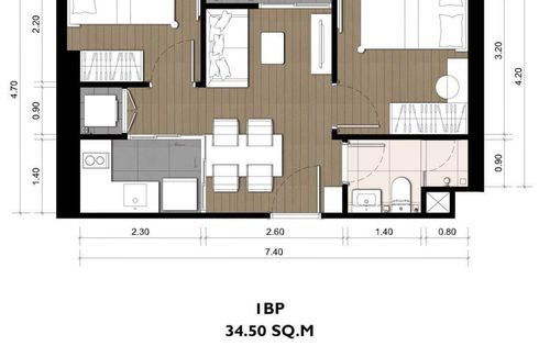 2 Bedroom Condo for sale in The Privacy Taopoon Interchange, Bang Sue, Bangkok near MRT Tao Poon