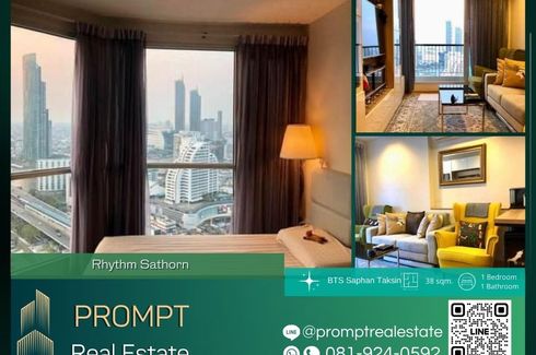 1 Bedroom Condo for Sale or Rent in Rhythm Sathorn, Thung Wat Don, Bangkok near BTS Saphan Taksin