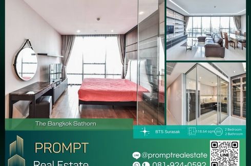 2 Bedroom Condo for Sale or Rent in The Bangkok Sathorn, Thung Wat Don, Bangkok near BTS Surasak