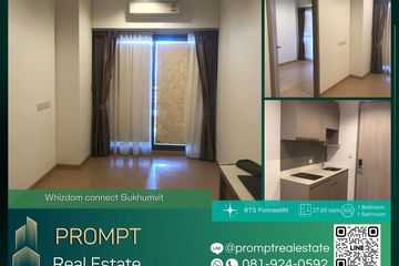 1 Bedroom Condo for sale in Whizdom Connect Sukhumvit, Bang Chak, Bangkok near BTS Punnawithi