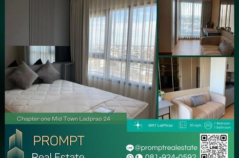 1 Bedroom Condo for rent in Chapter One Midtown Ladprao 24, Chom Phon, Bangkok near MRT Lat Phrao