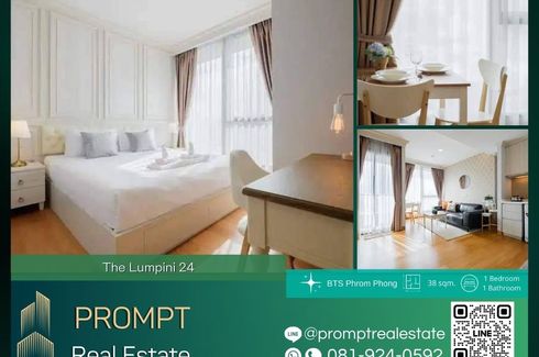 1 Bedroom Condo for rent in The Lumpini 24, Khlong Tan, Bangkok near BTS Phrom Phong