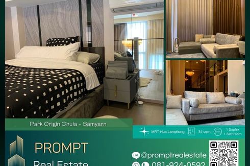 1 Bedroom Condo for rent in Park Origin Chula Samyan, Maha Phruettharam, Bangkok near MRT Sam Yan