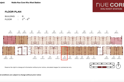 Condo for sale in NUE Core Khu Khot Station, Khu Khot, Pathum Thani near BTS Khu Khot